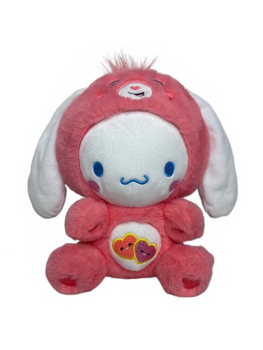 Hello Kitty x Care Bears Cinnamoroll as Love-A-Lot Bear 9 inch Plush 2024 Sanrio
